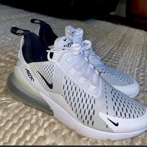 Women’s Nike AirMax 270 White Shoes - Size 8.5